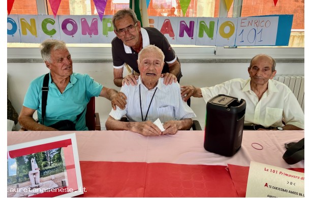 2025, Giovedi 31 Luglio - Le 101 Primavere di ENRICO