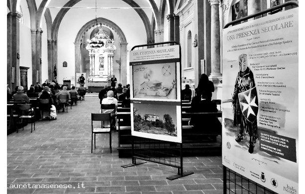 2021, Domenica 14 Novembre - Presentazione del libro sui Cavalieri di Malta ad Asciano