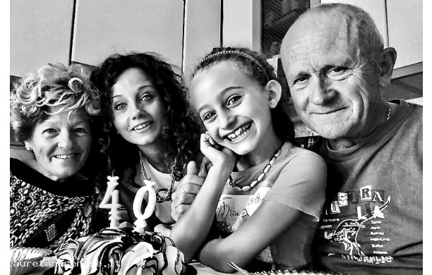 2020, Domenica 6 Settembre - Giulia festeggia i 40 della famiglia