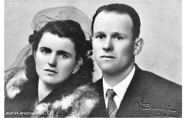 1951, Febbraio - Foto ricordo del matrimonio Maramai