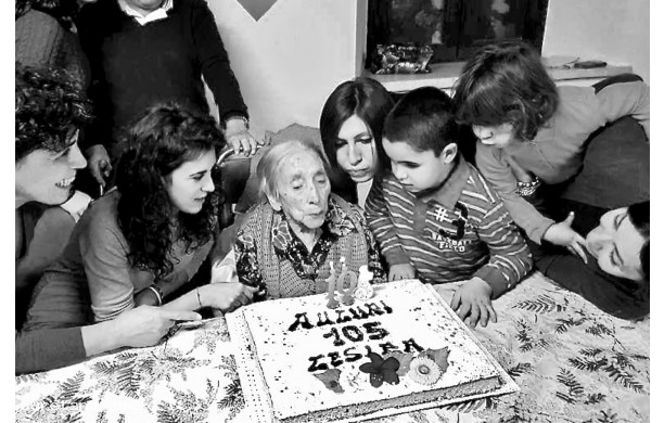 2015, Domenica 29 Novembre - Cesira compie 105 anni