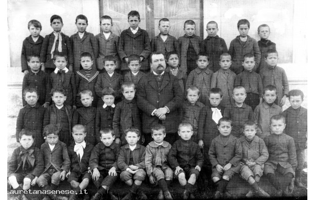 1910? - Terza classe del maestro Ateniesi