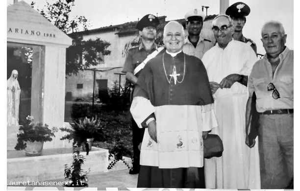 1988 - Inaugurazione tabernacolo viario dedicato alla Madonna