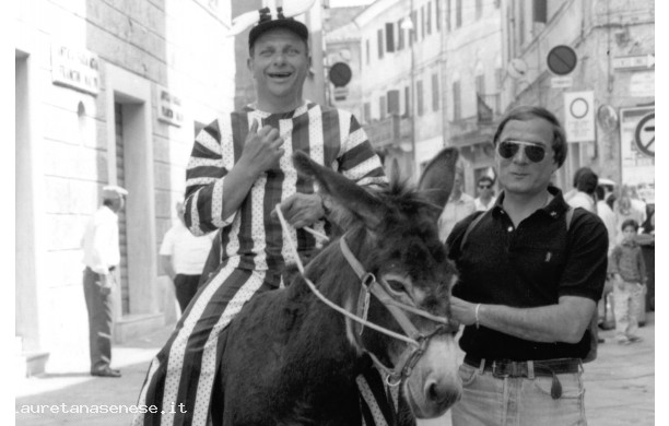 1992 - Il Bilia e Rolando, vecchie glorie del palio