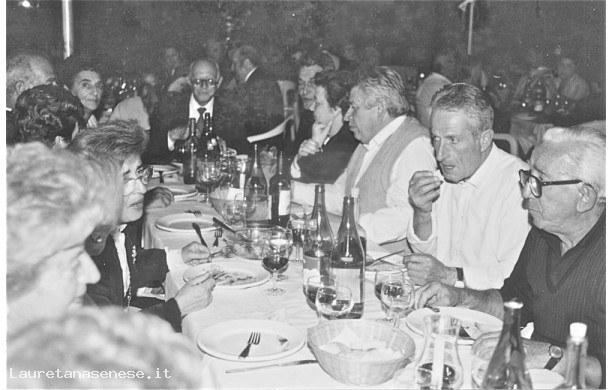 1998 - Cena dei Menciaioli, Nilo Pagliantini ancora presente