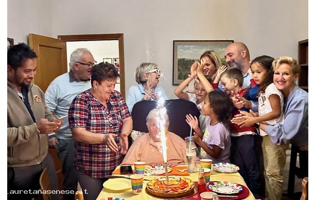 2024, Martedì 17 Settembre - Festa dei 105 in casa Bazzanella