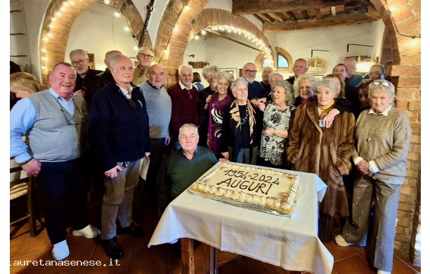 2025, Domenica 12 Gennaio - Festa dei Settantenni ad anno concluso