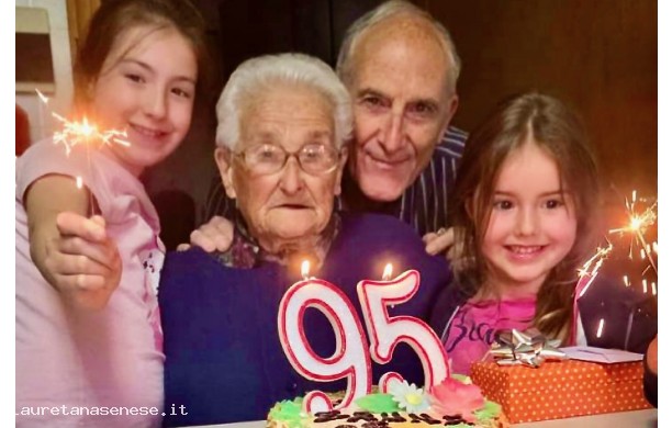 2025, Lunedi 19 Maggio - Cosa vuoi di più a 95 anni?