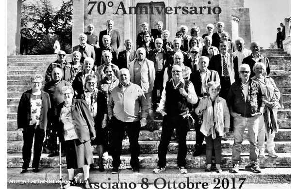 2017, Domenica 8 Ottobre - Quelli del '47 festeggiano collettivamente i 70