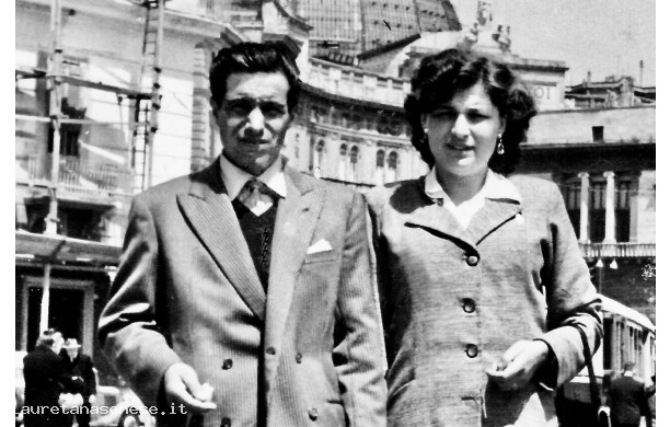 1954 - Adelma e Settimio in viaggio di nozze