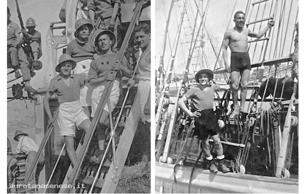 1936 - Imbarco di soldati per la guerra d'Africa