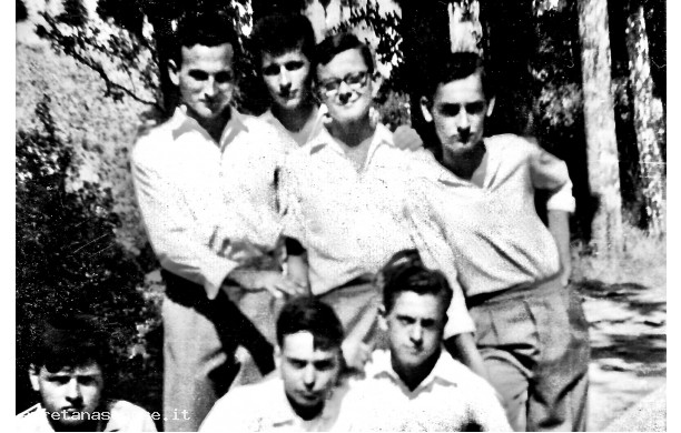 1956, Sabato 8 Settembre - Amici a Monte Oliveto per la festa