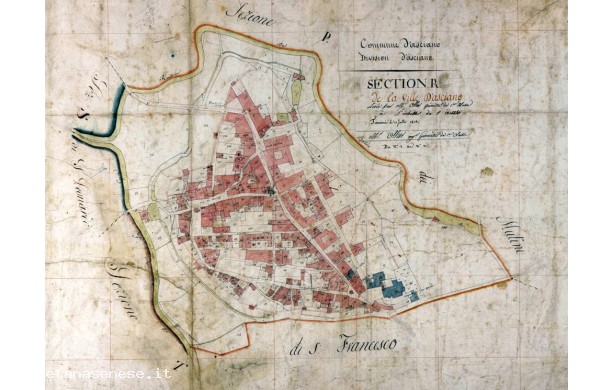 1813 - Mappa del paese
