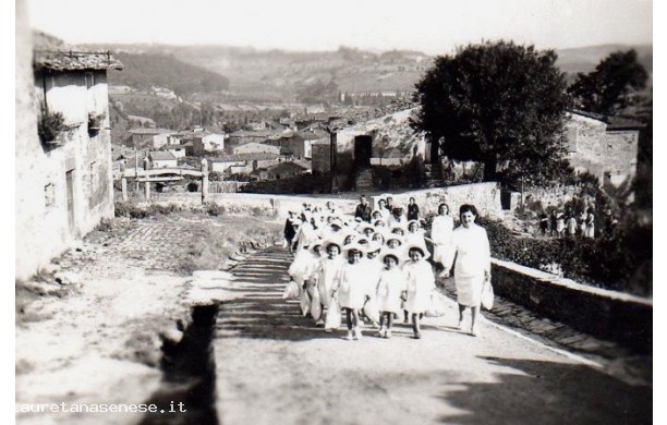 1938 - Rientro alla Colonia Elioterapica