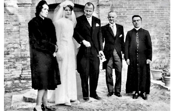 1944, Lunedì 16 Ottobre - Matrimonio fra il Principe Schoenburg e la Marchesina Bargagli