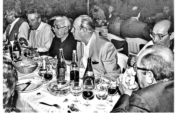 1997 - Cena dei Menciaioli: un gruppo di amici