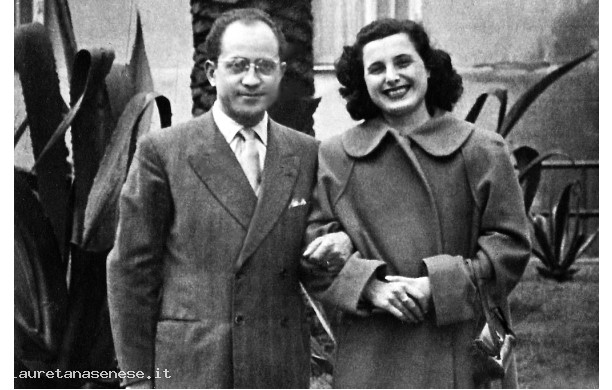1950, 24 Maggio - Socrate e Carla, sposi a Genova Sestri