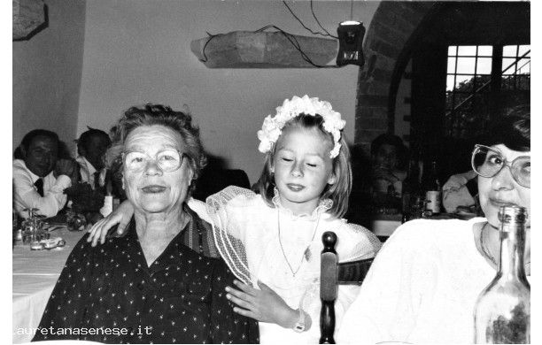 1986, Giugno - A pranzo per la Comunione di Laura