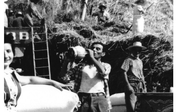 1953 - Tribbiatura a Scacciacucculi - Corallina e il fiasco del vino