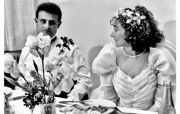 1988, Domenica 8 Maggio - A pranzo dopo la cerimonia nuziale