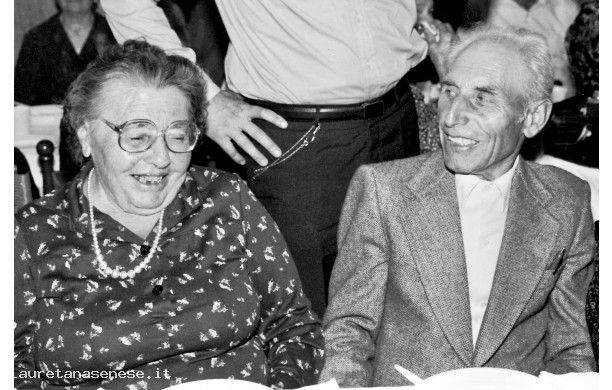 1983, Settembre - Festa degli Anziani alla Stazione: I genitori di Pietro il benzinaio