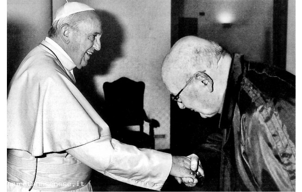 2016 - Don Giuseppe in Vaticano dal Papa