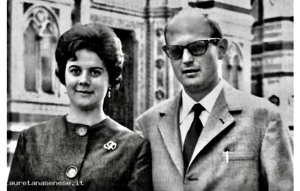 1961, Domenica 10 Settembre - Romano e Graziella in viaggio di nozze