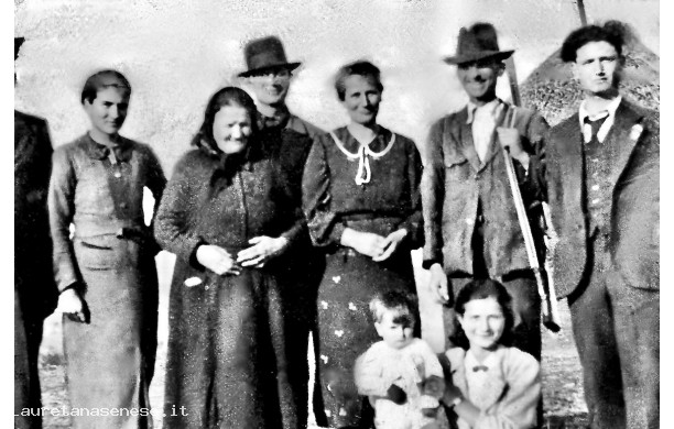 1939 - La famiglia Angelini al Luolo