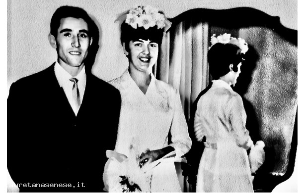 1966, Domenica 23 Ottobre - Guido e la giovanissima Rosanna Burroni