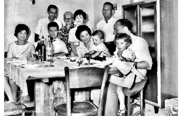 1961, 2 Luglio - Incontro fra parenti ad Abbadia San Salvatore