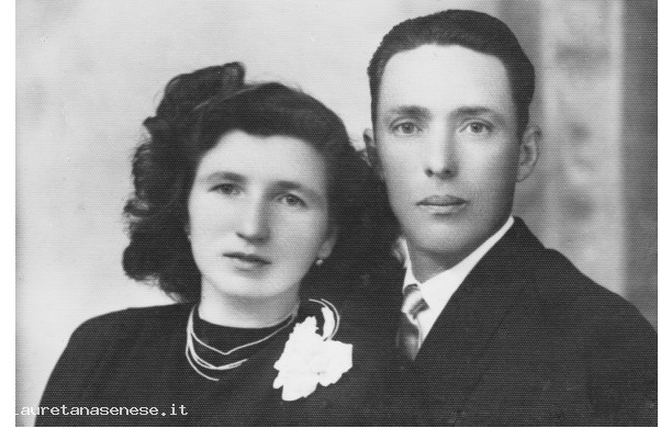 1954 ? - Ricordo matrimoniale di una coppia sfortunata