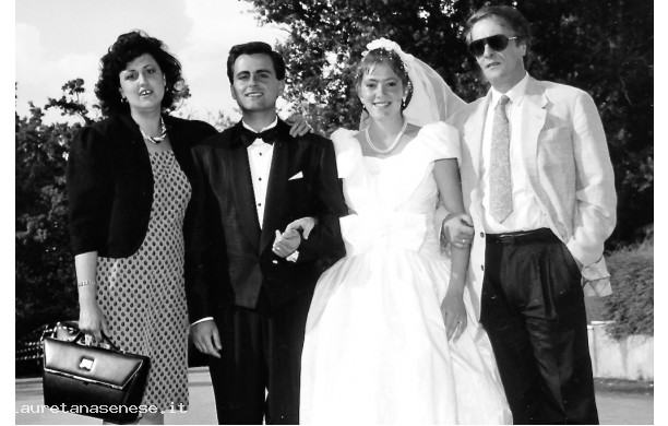 1989, Sabato 26 Agosto - Luciano e Debora con i Turillazzi