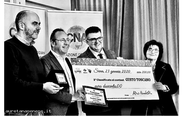 2020, 23 Gennaio - Ancora un premio al Forno delle Crete