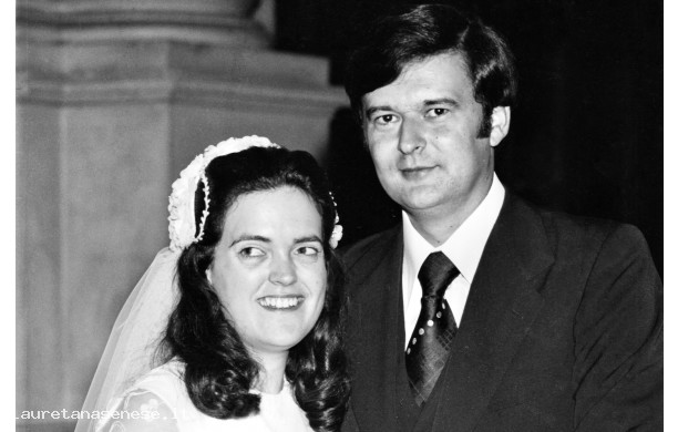 1975, Sabato 16 Agosto - Ritratto degli sposi