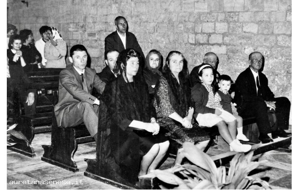 1964, Domenica 27 Settembre - I parenti dello sposo alla cerimonia