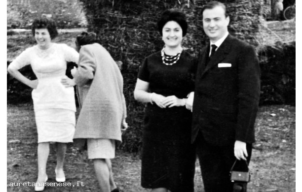 1960 - Bista e consorte al matrimonio di Anna