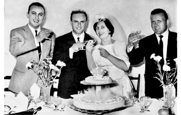 1963, Giovedì 5 Settembre - Elvia e Mario, matrimonio nel Cocciaio
