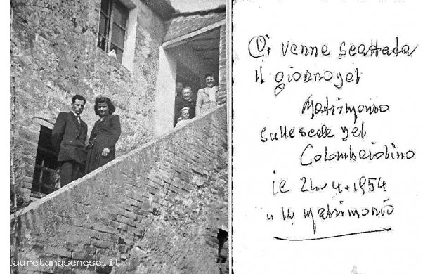 1954, Sabato 24 di Aprile - Aldo e Ivana sposi