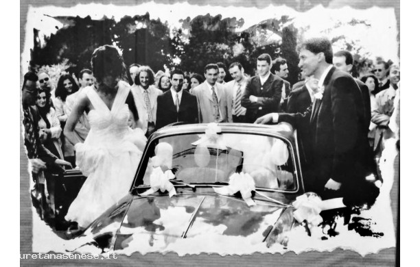 1996, 22 giugno - Roberto Guerrini si sposa a Monte Oliveto Maggiore