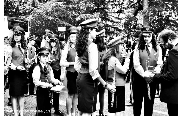 2019, Domenica 22 Settembre - Una Banda, sempre più al femminile, in attesa di sfilare