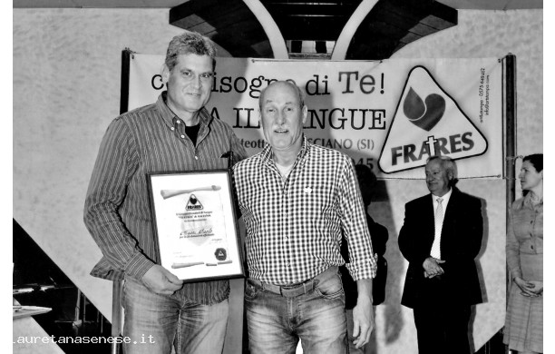 2015, Domenica 24 Maggio - Cinquantesimo del Gruppo Donatori: Attestato di donatore