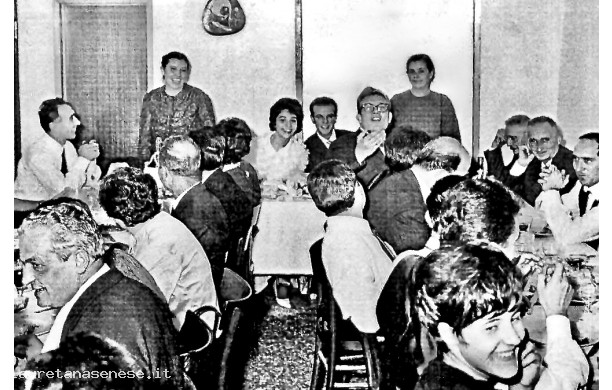1964, Domenica 25 ottobre - Pietro Tozzi si sposa con Renata
