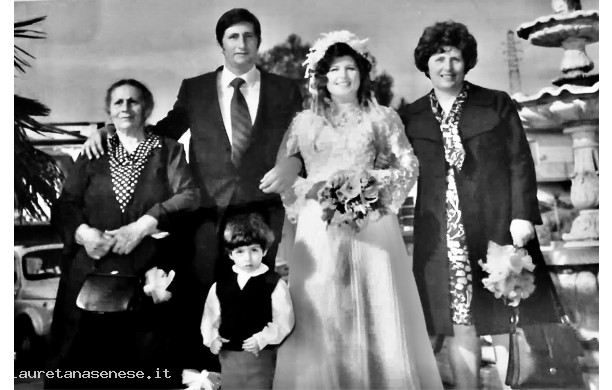 1973, Venerdì 2 Giugno - Candido e Ivana, sposi