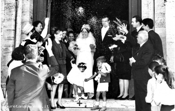 1967, 23 Settembre - I coniugi Neri escono dalla Collegiata