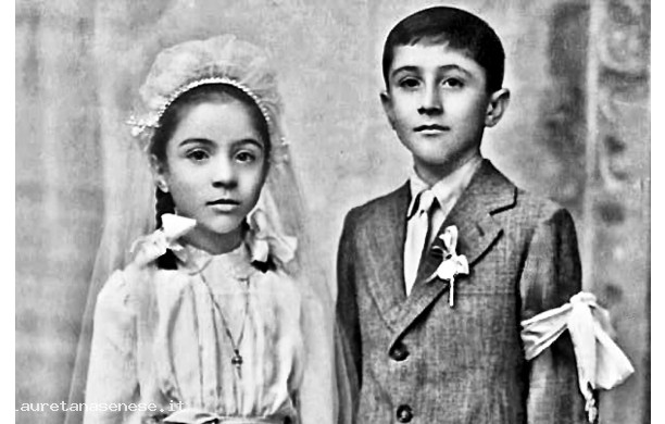 1947? - Fratello e sorella alla Prima Comunione