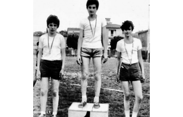 1971, 15 Maggio - Giochi della gioventù: premiazione Lancio del Peso