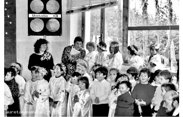 1987, Dicembre - Festa di Natale alla scuola Materna