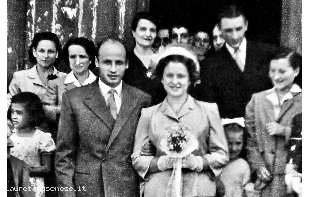 1951, lunedi 10 settembre - Matrimonio di Aldo Paci, detto il Sisse