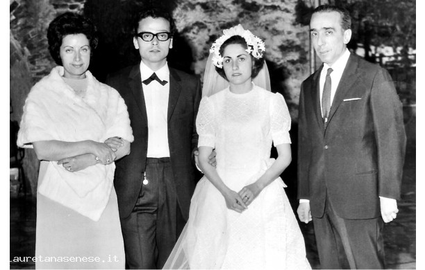 1970, Sabato 30 Maggio - Matrimonio fra Mario e Maristella