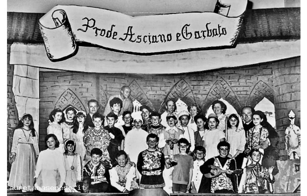 1967 - PRODE ASCIANO E GARBATO, rappresentazione teatrale dei bambini
